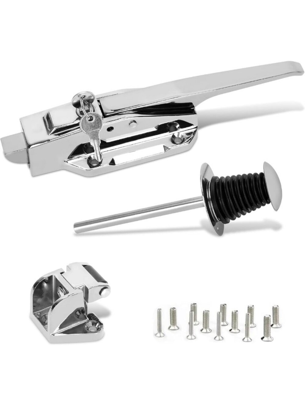Complete Walk-In Cooler Door Handle Latch Kit | Durable & Easy Install